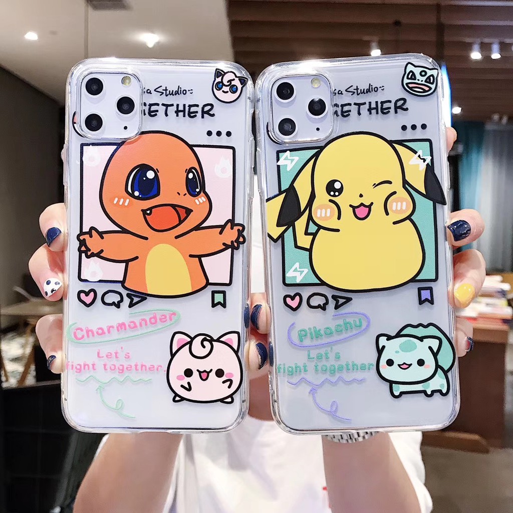 Cartoon Cute Lovely Pokemon Iphone Case 11 Tpu Protect Soft Cover Iphone Xmax 6 7 8 X Xr Shopee Singapore