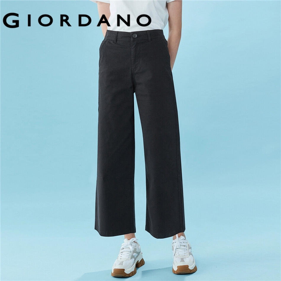 women's high rise wide leg pants