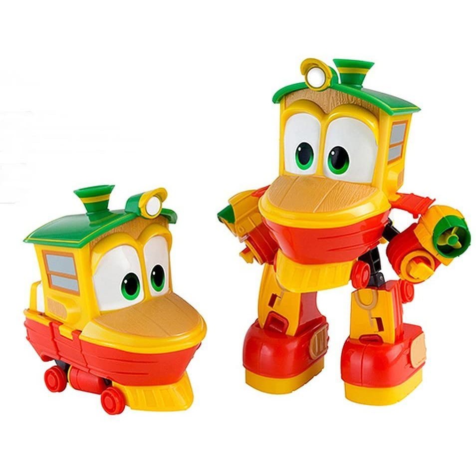 Robot Train Korean Animation Character DUCK Transforming Train Robot Figure  Toy Yellow Color for Kids | Shopee Singapore