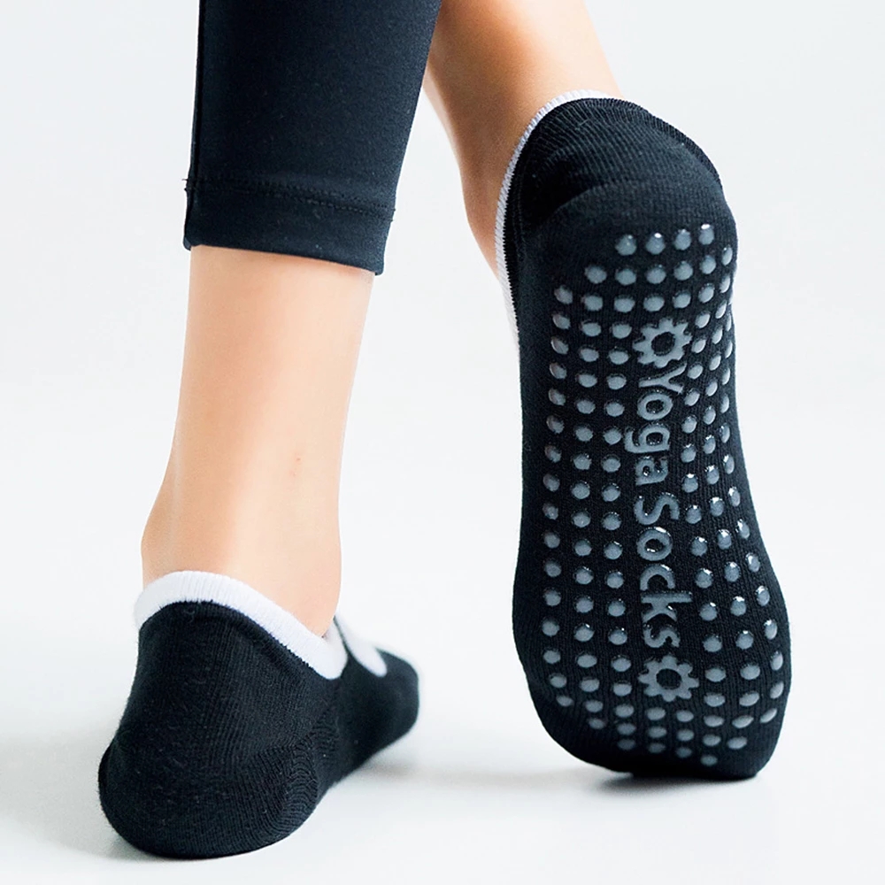 Yoga Socks Non Slip Skid Grips Pilates Fitness Ballet Exercise Floor Socks Newly 
