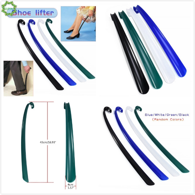 42cm Durable Long Handle Shoehorn Shoe Horn Lifter-Disability Aid Flexible Stick 