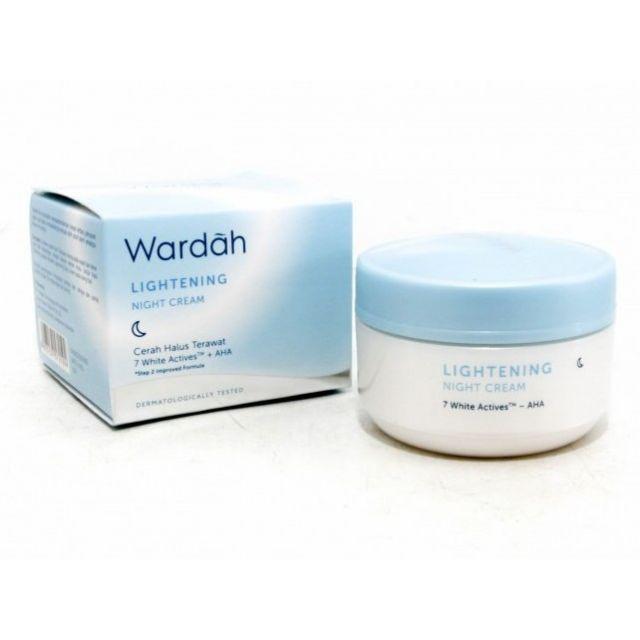 Wardah Lightening Night Cream with Step 2 Formulation 30g  