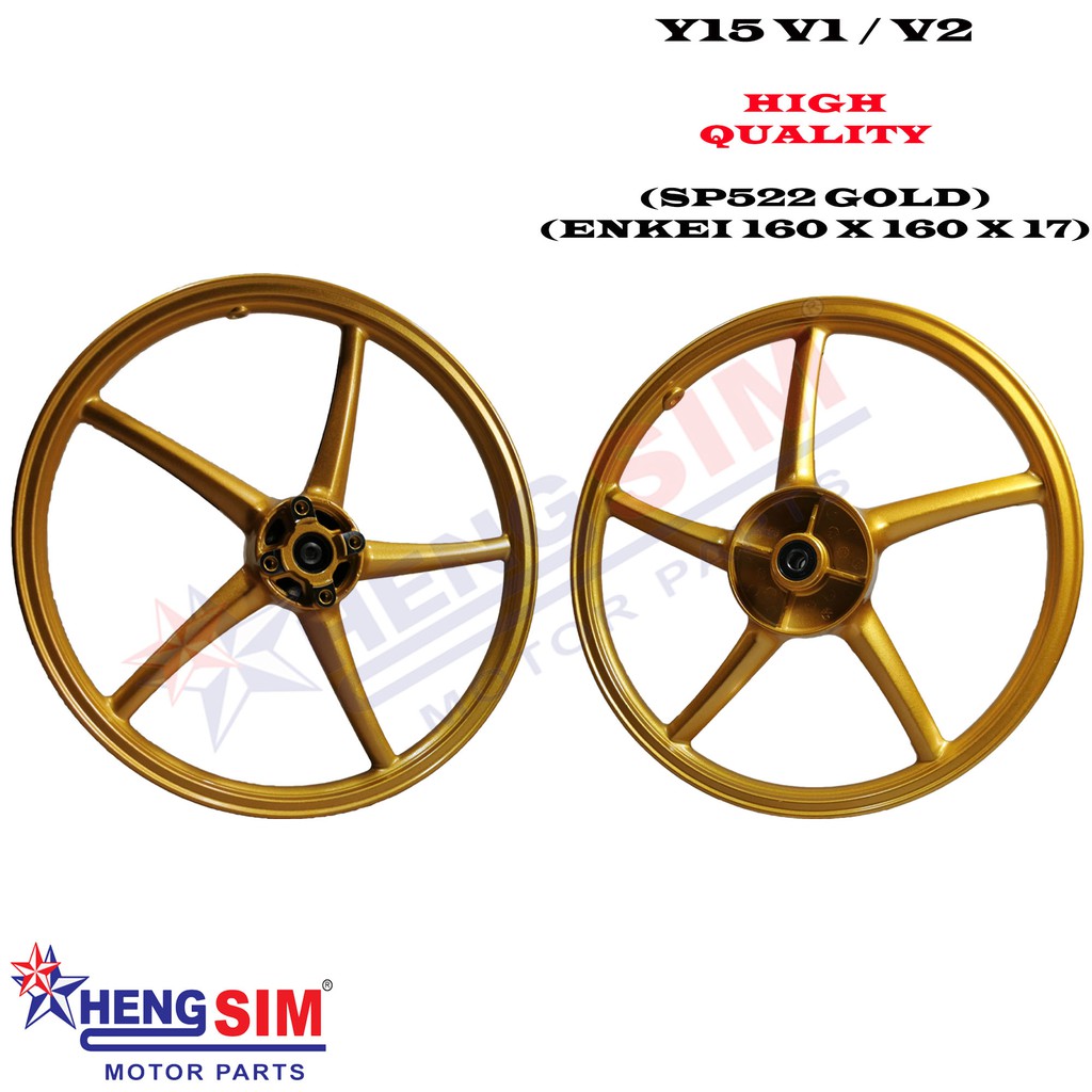 Enkei Sp522 Sport Rim Y15 Zr V1 V2 Y125 Z Zr Lc135 4 S 5 S Wave 100 Yamaha Honda Shopee Singapore