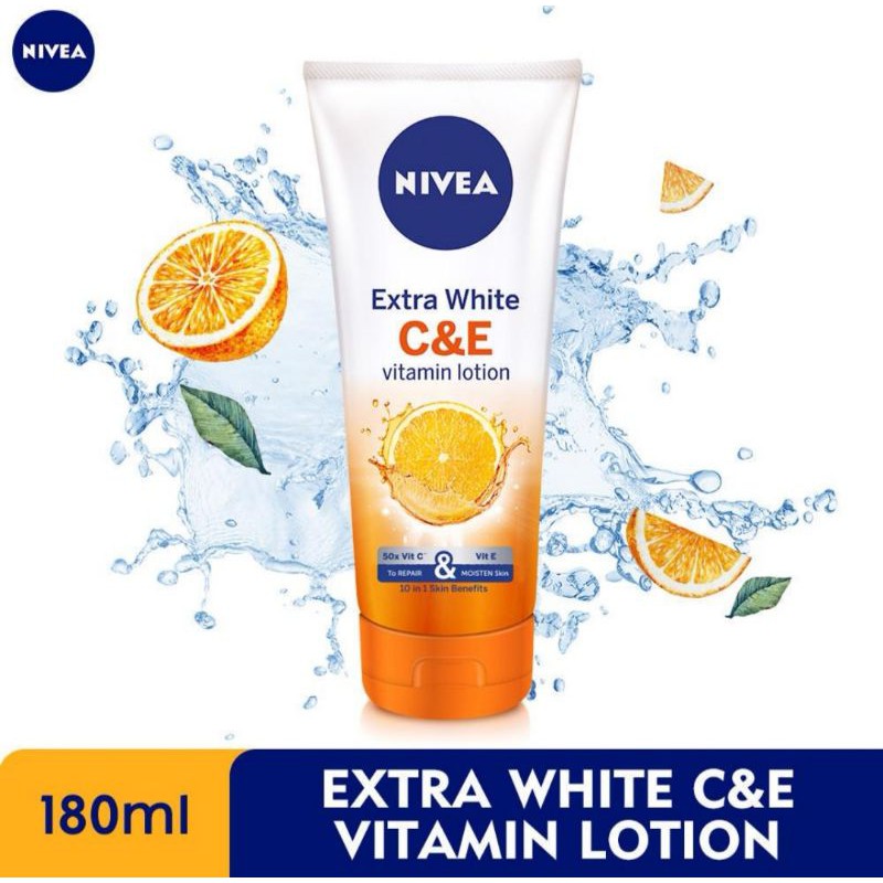 Nivea Body Lotion Extra White C E Vitamin Lotion 180ml Shopee Singapore