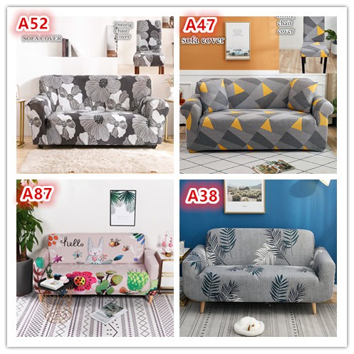 Sg Stock 1 2 3 4 Seater Sofa Cover Protector Sofa Bed Cover L Shape Sofa Cover Cushion Covers Shopee Singapore