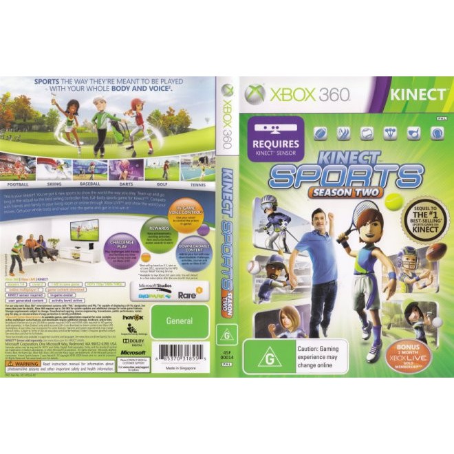 xbox kinect sports