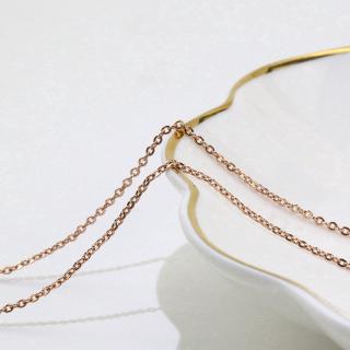 Image of thu nhỏ Fashion Pink Crystal Pendant Necklace Rose Gold Chain Necklaces Women Jewelry #7
