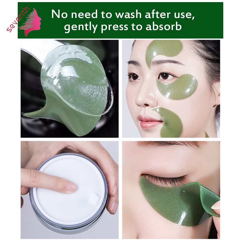 ♥♥ Green Seaweed eye mask moisturizing and hydrating eye mask pull
