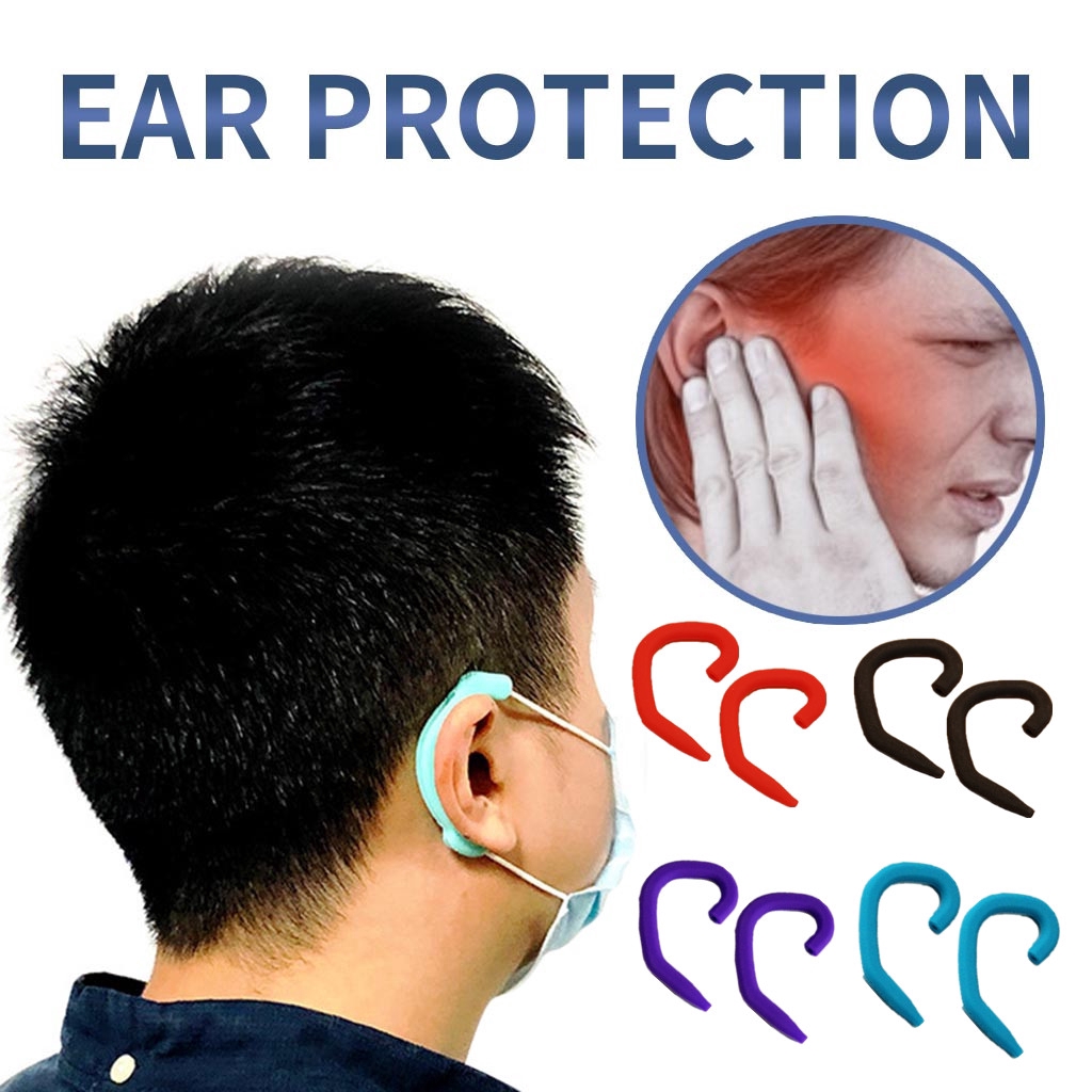 Random Color Exceart 10Pcs Strap Extender Ear Cord Adjustable Buckle Face Cover Extension Buckle Plastic Ear Hook Ear Grips Extension Ear Pain Relieved 