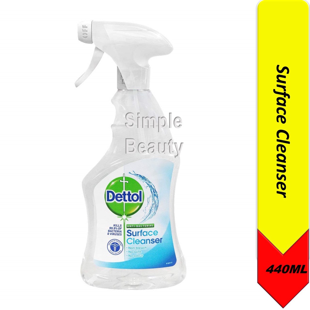 Dettol Antibacterial Spray Surface Cleanser, 440ML Shopee Singapore