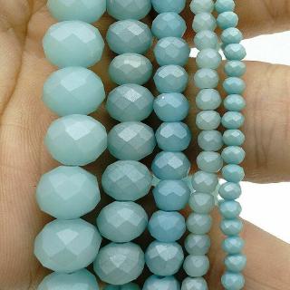 68Pcs 145Pcs Wholesale 2/3/4/6/8mm Rondelle Faceted Crystal Glass Loose Spacer Beads Jewelry DIY making #8