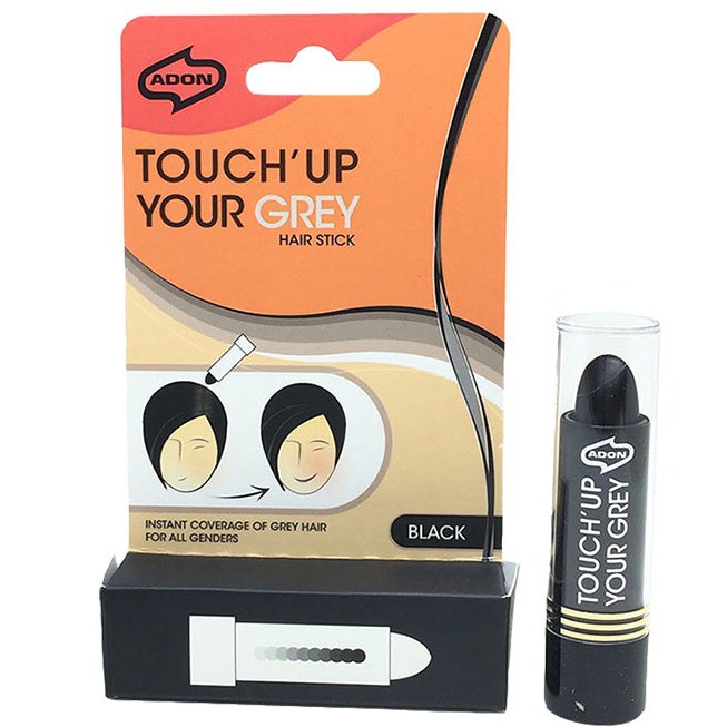 Adon Touch Up Your Grey Hair Stick (Black)Hair Care | Shopee Singapore