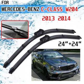For Mercedes-Benz C-Class W204 2013 2014 C Class Accessories Car Front Window Windshield Windscreen Wiper Blades Brushes Cutter