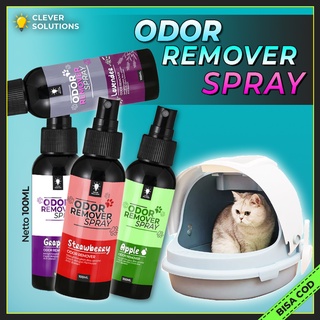Odor REMOVER SPRAY 100ML Deodorizing SPRAY For Cat Animal Urine by CLever Solutions