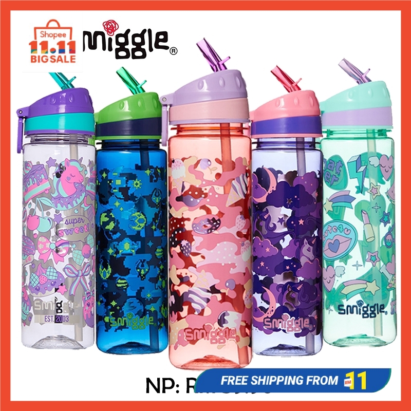 Smiggle Straight Up Drink Bottle Smiggle Plastic Water Bottle Smiggle Water Bottle For