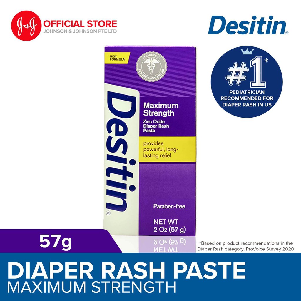 Desitin Maximum Strength Diaper Rash Cream With Zinc Oxide,