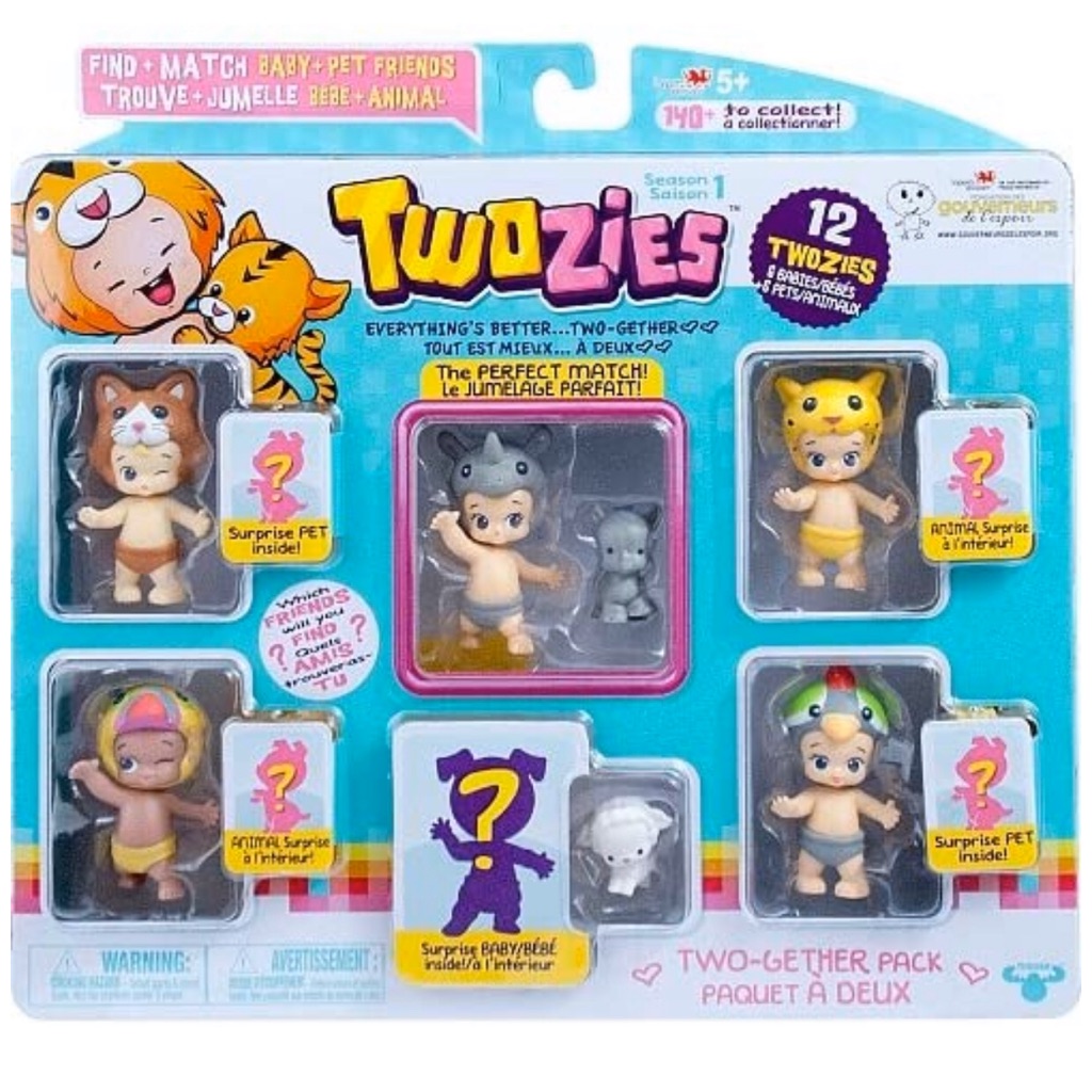 Twozies Season 1 Two Gether Pack Of Figures Box Set Figure Pet Shopee Singapore