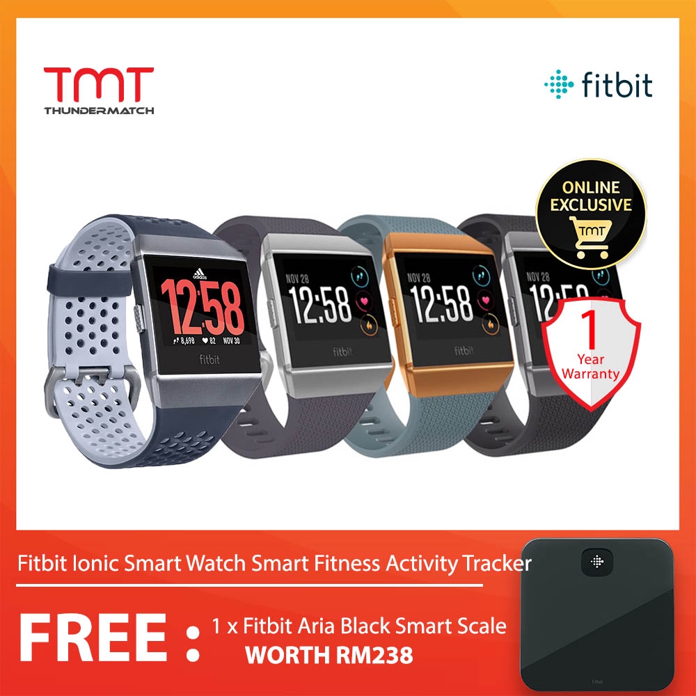 Fitbit Ionic Fitbit Ionic Adidas Special Edition 1 Year Warranty Shopee Singapore