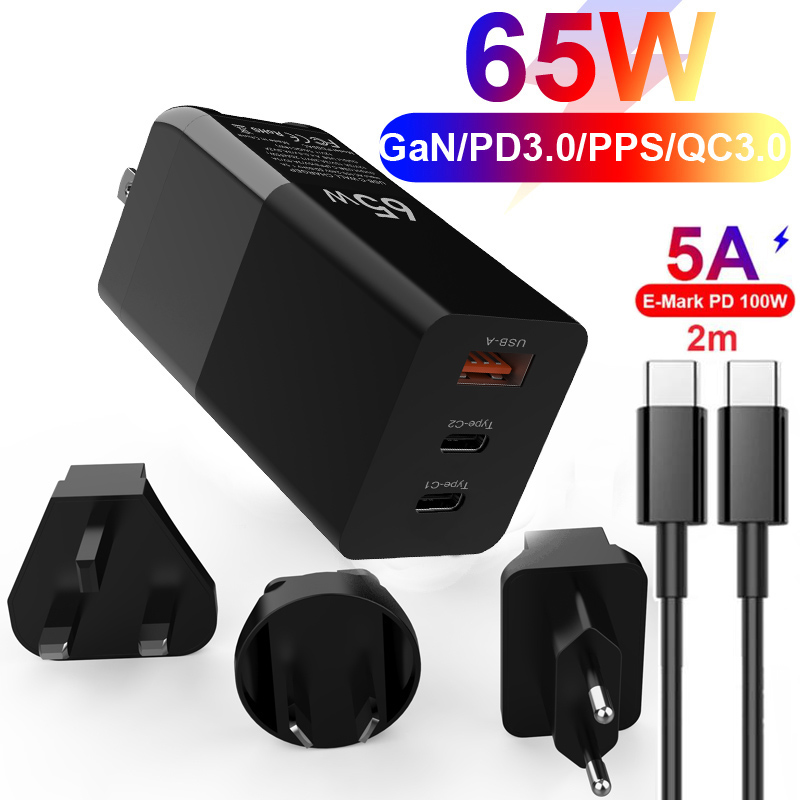 65w-gan-usb-c-charger-quick-charge-3-0-qc3-0-pd3-0-pps-pd-usb-c-type-c