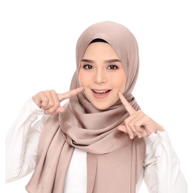 Shop Malaysia Shawl Satin Bubble Premium Luxe Shopee Singapore