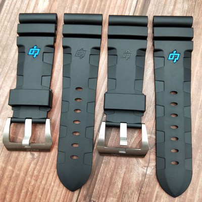 26mm imported rubber strap for Panerai 422/616/380/507/382/423 original pin  buckle | Shopee Singapore