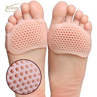 Image of 2 pair Silicone Padded Gel Breathable Health Care Belly Ballet Dance Toe Shoes pad women