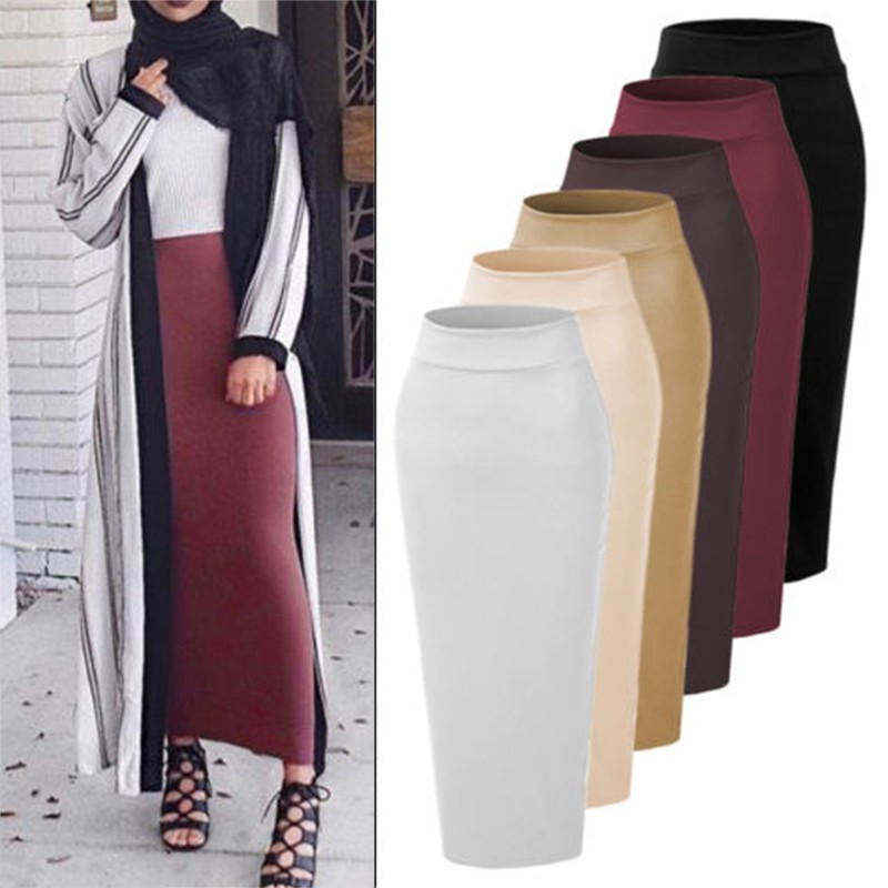 long bodycon skirt