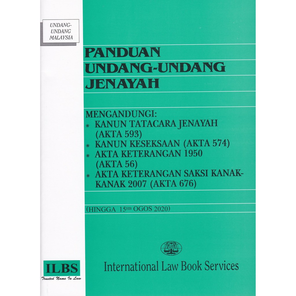 Guide To 15hb 2020 Jenayah Law Description Actamentation 15hbs Ogos Shopee Singapore