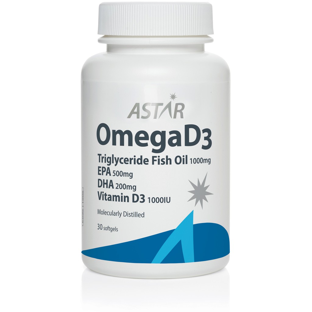 Astar Omegad3 Original 30 Softgels Shopee Singapore