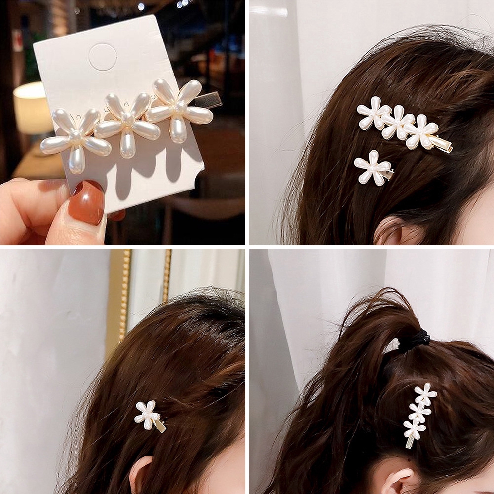 Women Flower Shining Hair Accessories Girls Korean Style Elegant