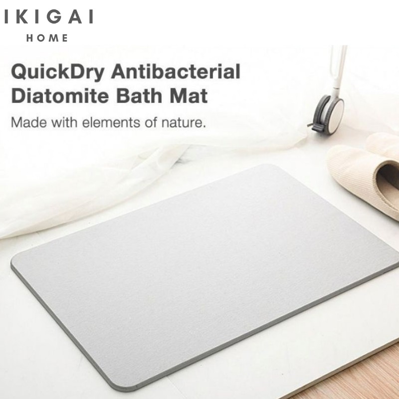Large AntiBacterial/Quick Dry/Diatomite Bath Mat Shopee Singapore