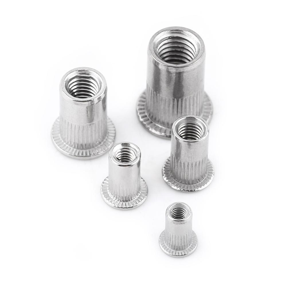 M3M8 Flat Head Threaded Blind Rivet Nut Insert Screw Shopee Singapore