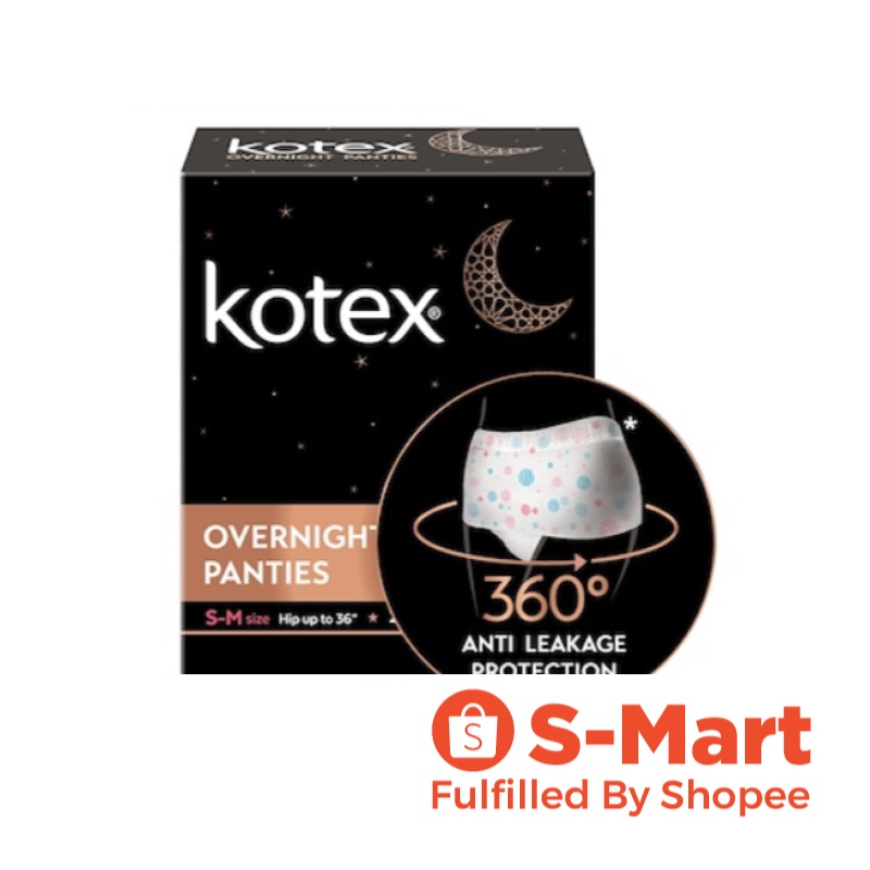 Kotex Overnight Panties SM / ML 2pcs (KOR) Shopee Singapore