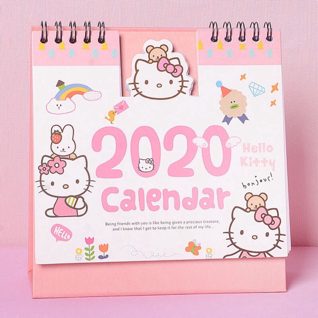 2 For 5 59 Hello Kitty Doraemon Desktop Calendar 2020 Small