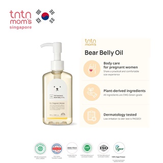 Korea TNTN MOM'S Bear Belly Oil - stretch mark cream, body cream, tummy scars care cream, moisturizer, oil