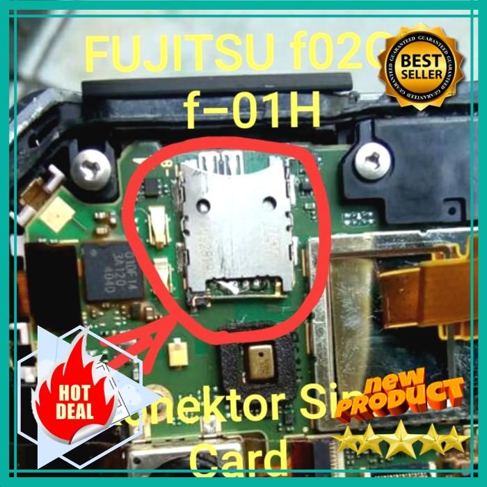 Fujitsu F02G F01H SIM CARD READER CONNECTOR NANO SIM CONNECTOR ...