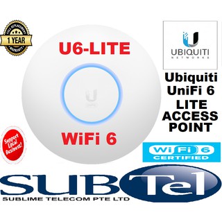 U6-Lite Ubiquiti UniFi Lite AP WiFi 6 Access Point ( POE Injector NOT Included ) WiFi6 Version Of UAP-AC-LITE UBNT