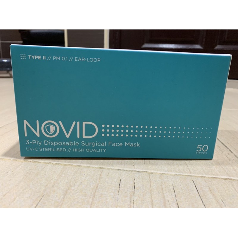 Ready Stock Novid 3 Ply Disposable Face Mask Shopee Singapore