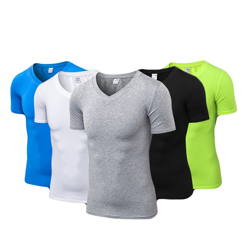 v neck athletic shirts