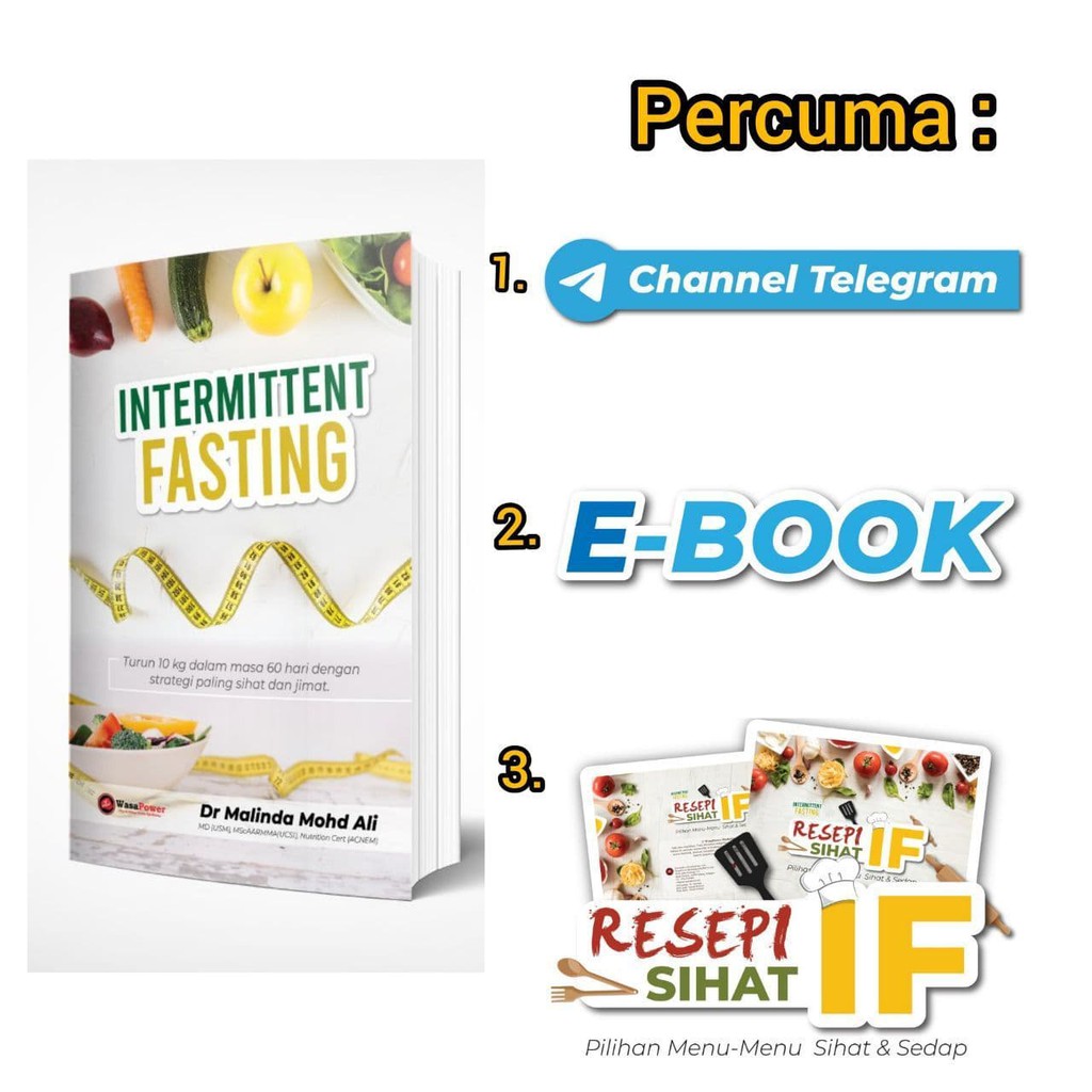 Buku Intermittent Fasting Buku Panduan Puasa Intermittent Fasting Panduan Diet Sihat Buku If Shopee Singapore