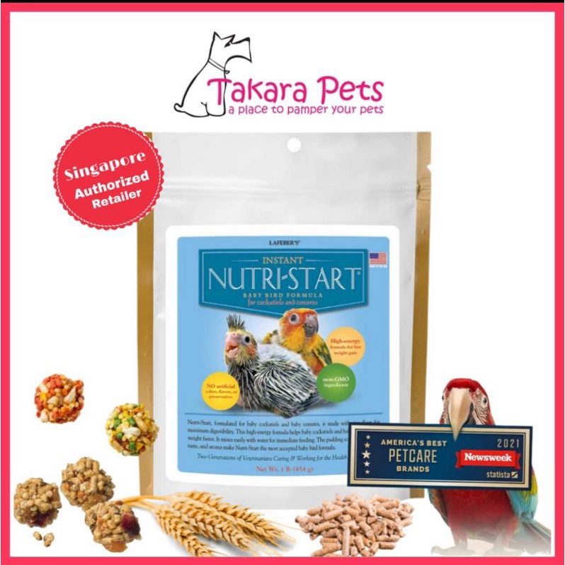 Lafeber NutriStart Baby Bird Food Formula for Conure & Cockatiels 1lb
