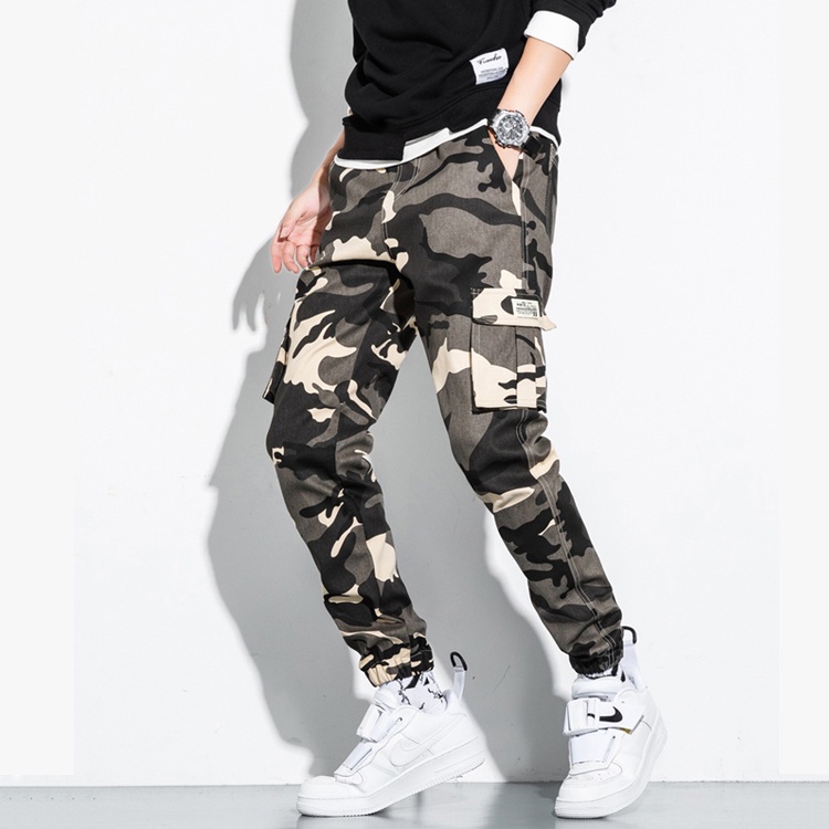 mens grey camo pants