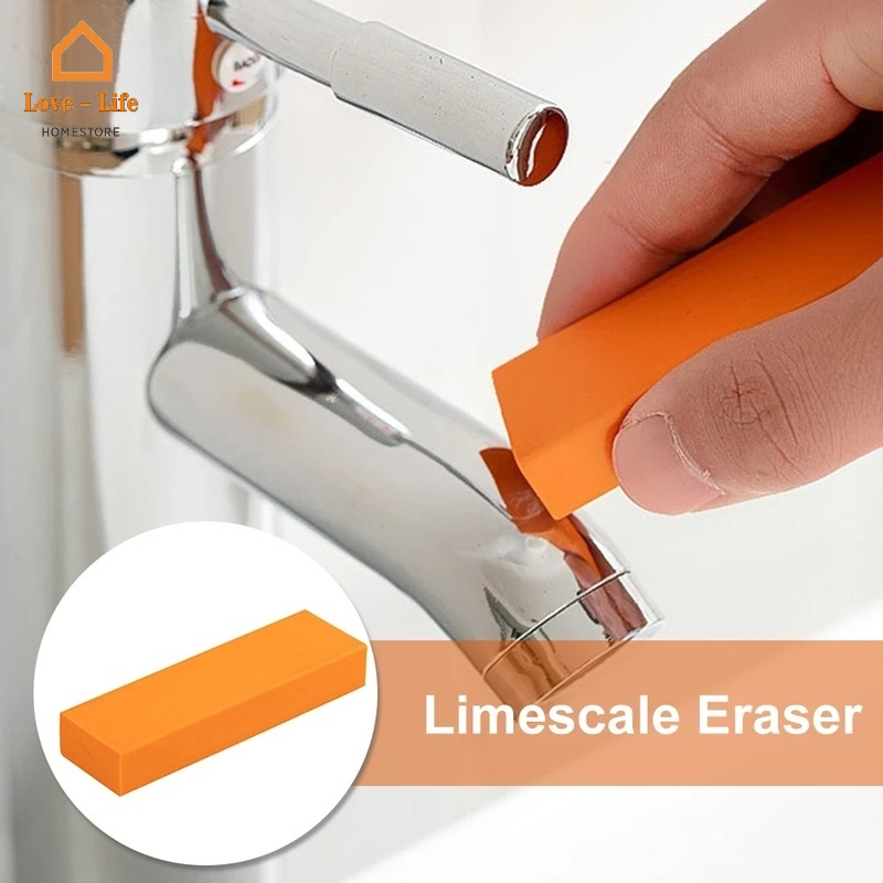 8*13*2.5cm Reusable Limescale Eraser/ Non Scratch Mirror Faucet Rubber
