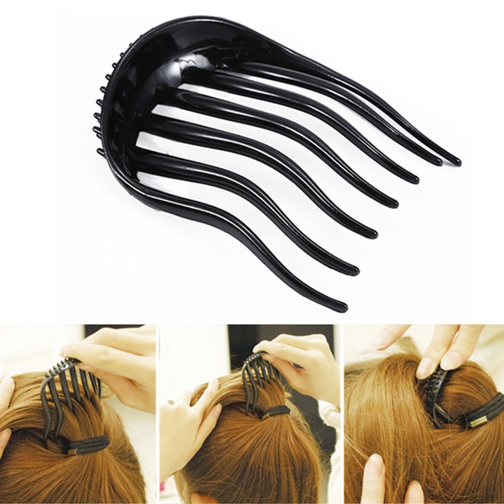 Useful Ponytail Inserts Hair Clip Bun Maker Bouffant Volume Hair Comb