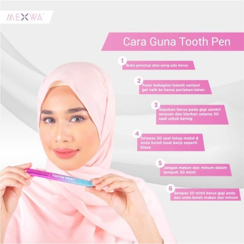 Free Rm5 Mexwa Tooth Whitening Pen 2021 Shopee Singapore