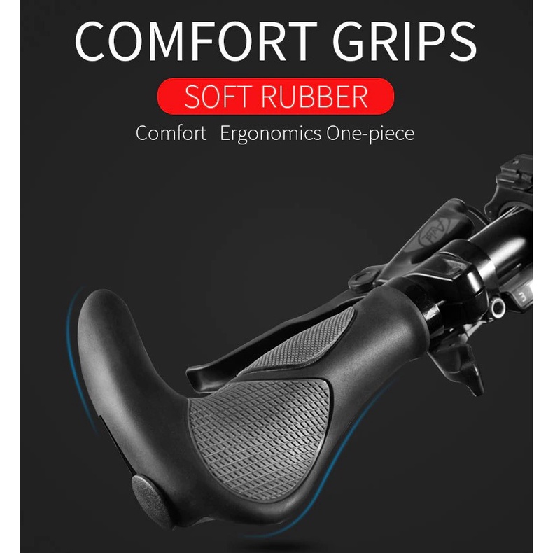 CXWXC Handlebar Girps Palm Rest and anti slip Grips Ergonomics One