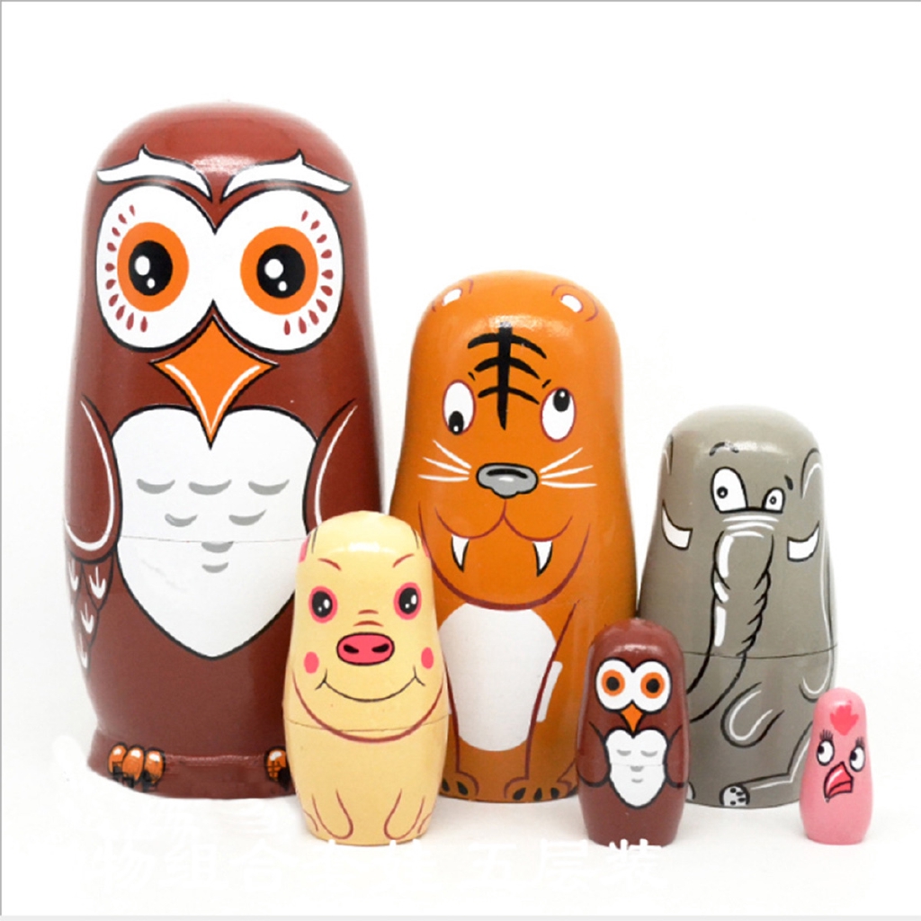 wooden nesting dolls