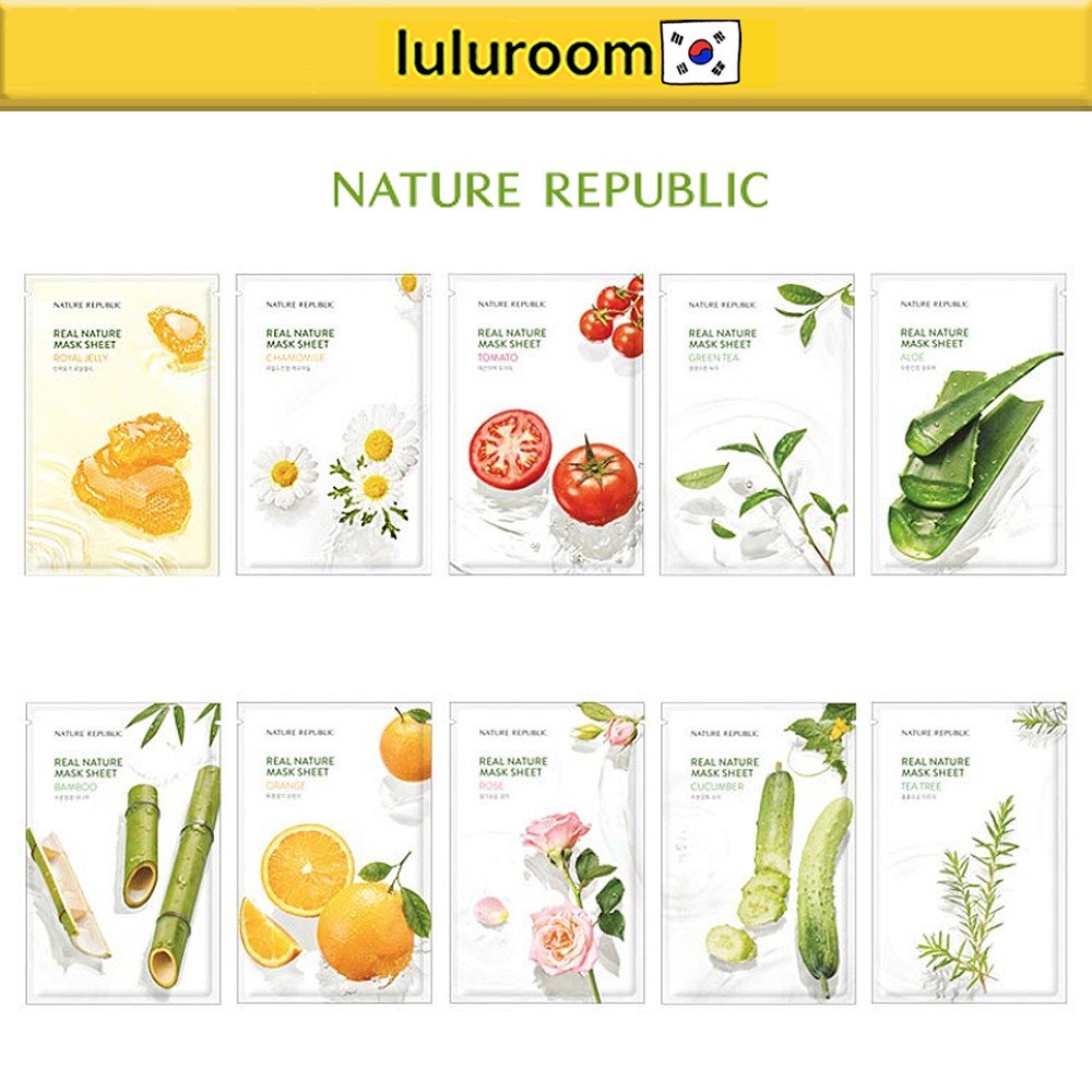 Nature republic] Nature Mask Sheet Pack | Singapore