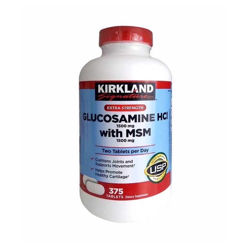 (Genuine Product) Kirkland GLUCOSAMIN HCL Joint Tablet 1500mg & MSM 375