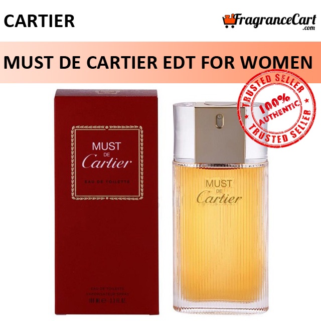 Cartier Must de Cartier EDP for Women (100ml/Tester) Eau de Parfum [Brand  New 100% Authentic Perfume] | Shopee Singapore